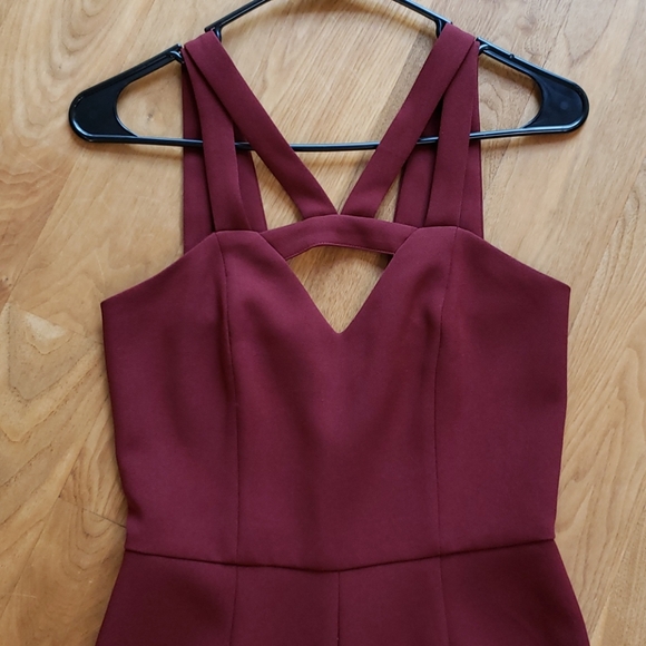 Maroon Express Jumpsuit - Picture 2 of 4